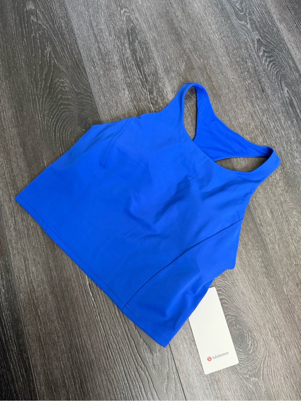 NWT Lululemon Wunder Train Racerback Tank Top - Beach Ball Blue